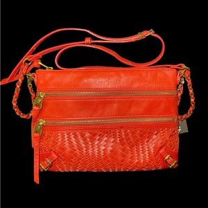 Elliott Lucca “Bali 89” Woven Leather Cros…